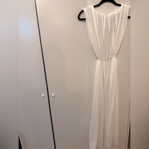 H&M long lined sleeveless dress - loose fitting - tie wrap NWT